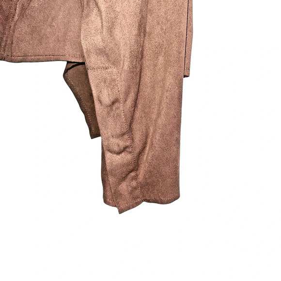 Kut From‎ The Kloth Sz L Faux Suede Jacket Boho Western Neutral Lightweight - Picture 11 of 12